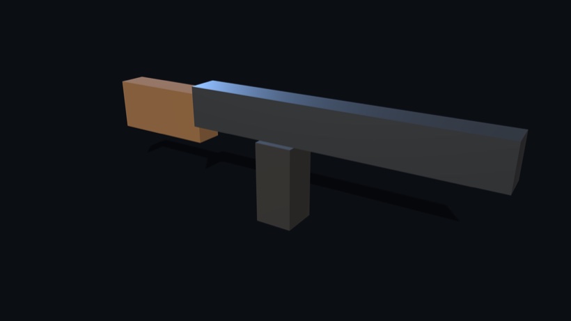 Modelo 3D da AK-47