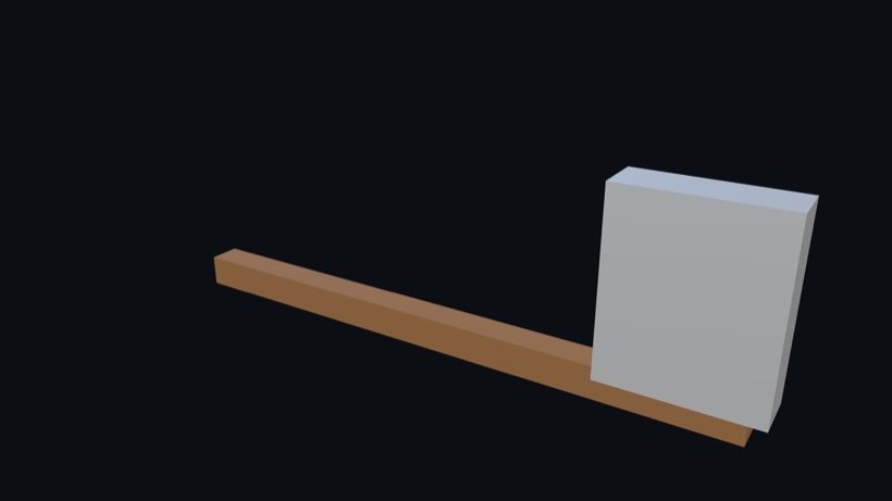 Modelo 3D do machado