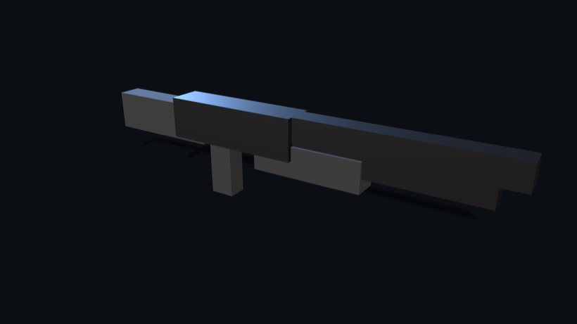 Modelo 3D da Mossberg 500
